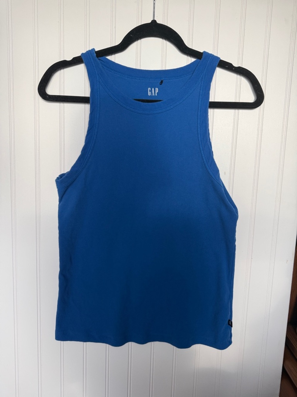 GAP Ribbed Tank Top in Cobalt Blue